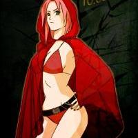 Sakuras part time job - The Red Riding Hood